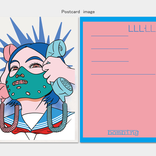 bombing アート集 デザイン ポストカード 15枚セット 三島由紀夫 太宰