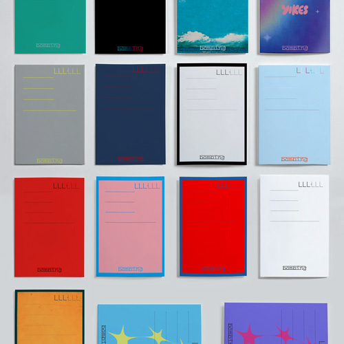 bombing アート集 デザイン ポストカード 15枚セット 三島由紀夫 太宰