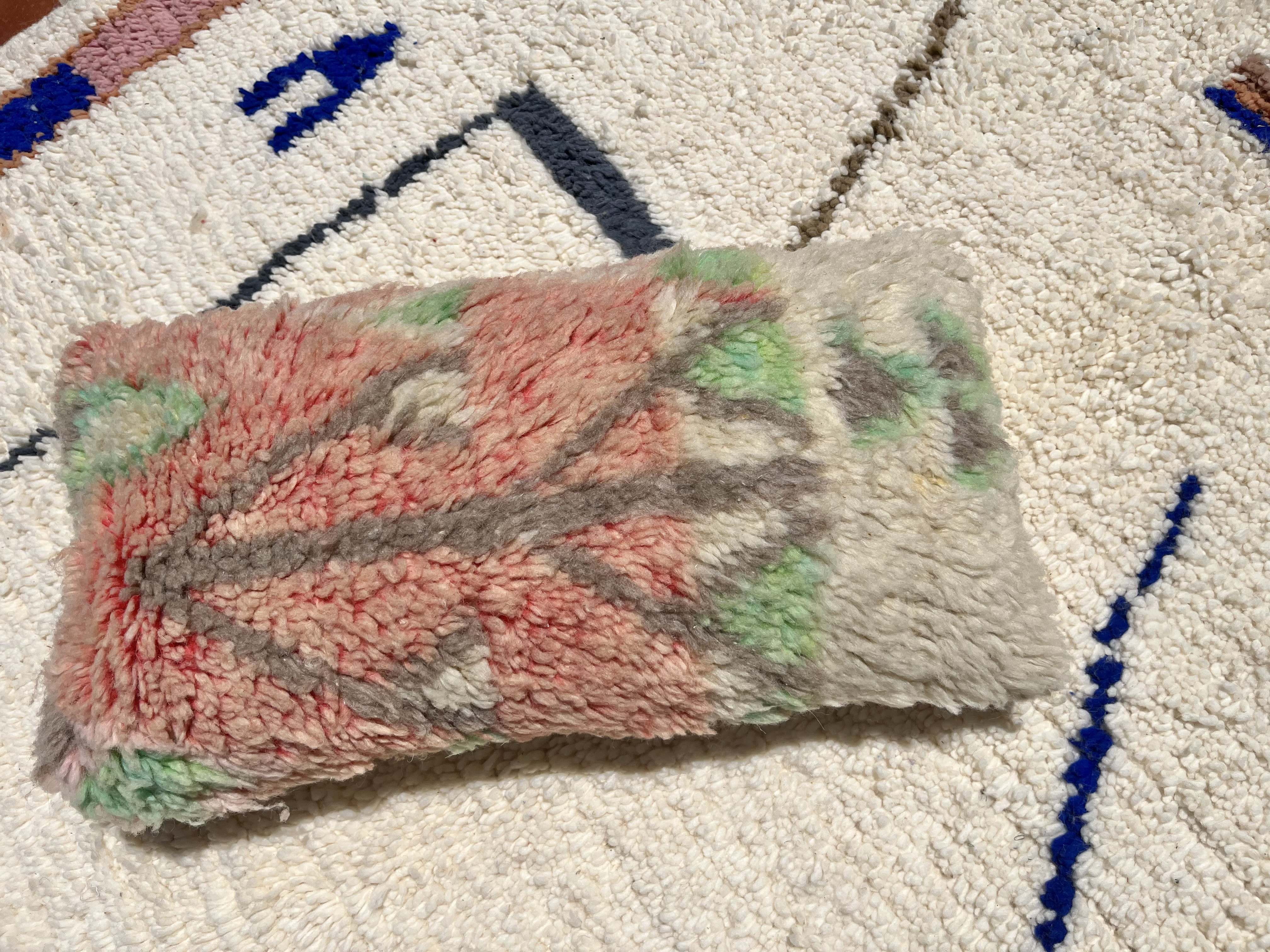 モロッコ　ブジャド　クッション　クッションカバー　プフ　ラグ 184