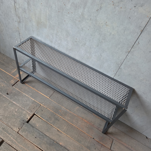 アイアンシェルフ シェルフ 網 鉄網 金網 エキスパンドメタル 靴箱