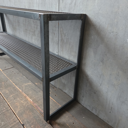 アイアンシェルフ シェルフ 網 鉄網 金網 エキスパンドメタル 靴箱