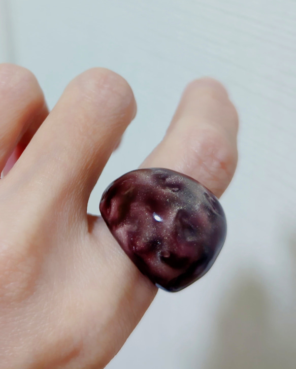 レオパ柄リング 2枚目の画像