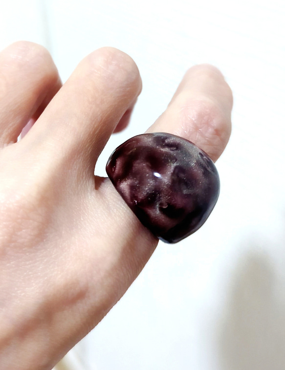 レオパ柄リング 3枚目の画像