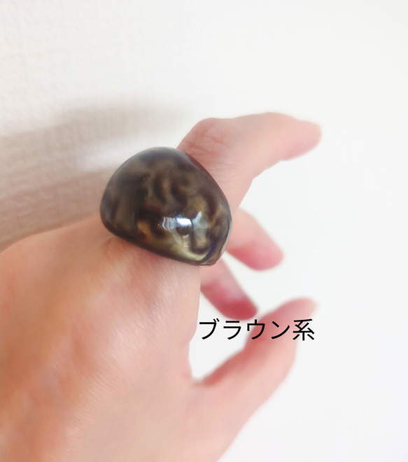 レオパ柄リング 4枚目の画像