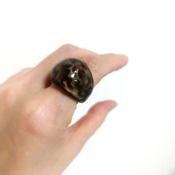 レオパ柄リング 6枚目の画像