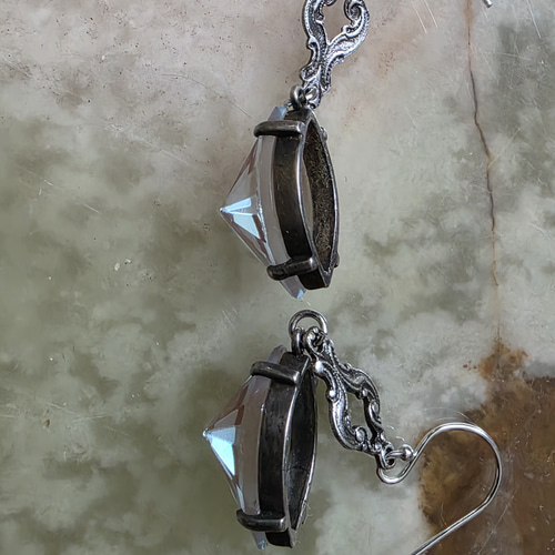 アンティークサフィレット ピアス ピアス（フック・チェーン） Perles
