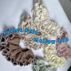 eyelet knit//韓国生地 メロウスタイ フリルスタイ アイレットニット