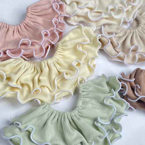 eyelet knit//韓国生地 メロウスタイ フリルスタイ アイレットニット