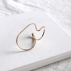 【期間限定】【秋の福袋No.4】イヤーカフ3点セット　Flame &cross pearl &box chain 9枚目の画像