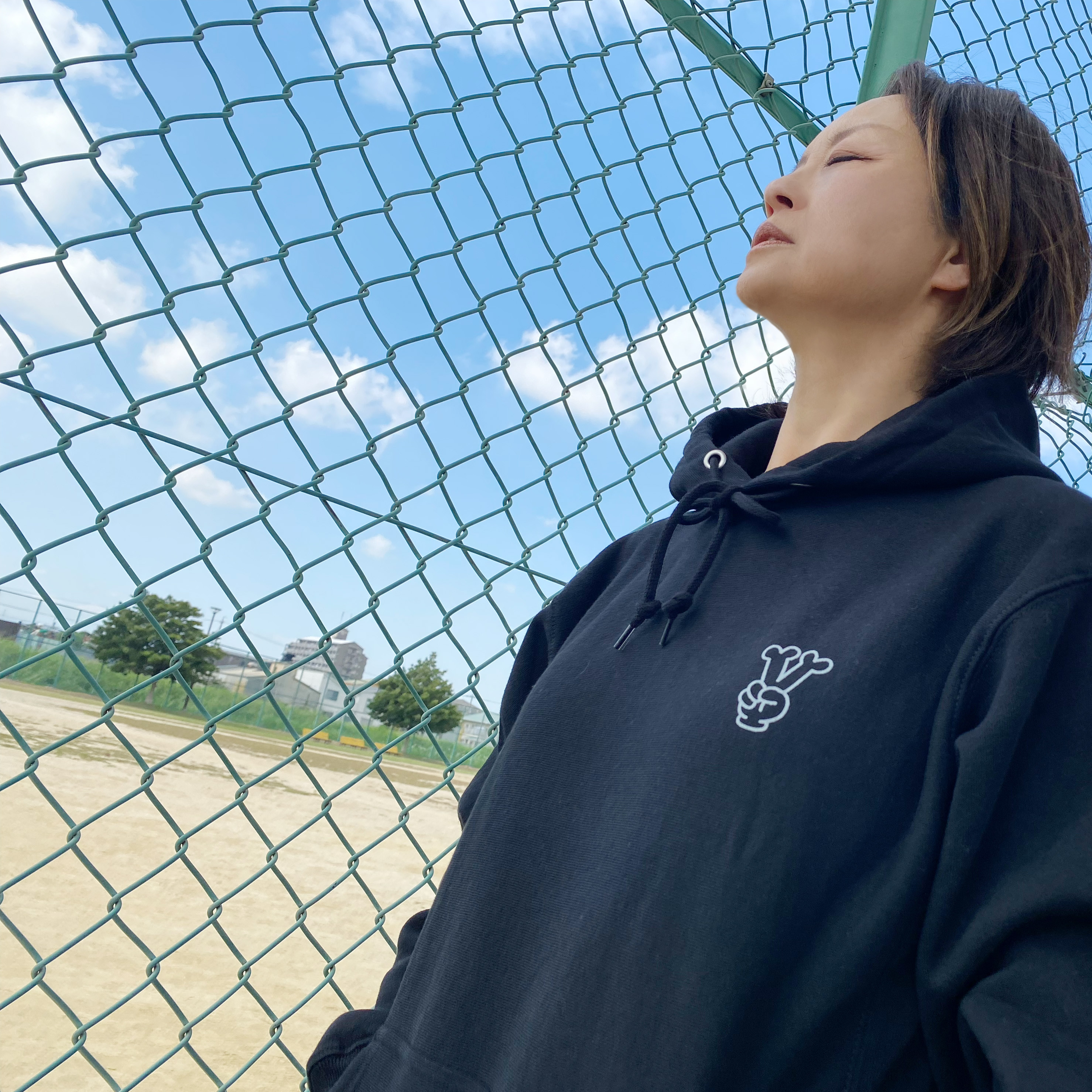 ほぼプリント☆パーカー／変装スカル 12oz