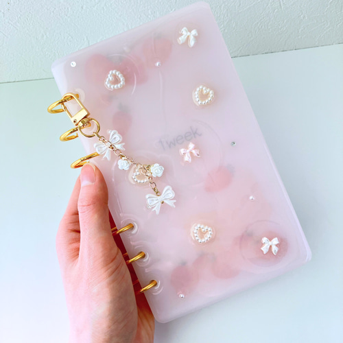 選べる2色】A6 レジン貯金バインダー 家計管理｜積立貯金・saving