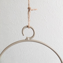 ●数量限定●　”ブライダルベール　軽量ハンギング鉢カバーセット（グレージュ・マットホワイト）"観葉植物　吊り下げ　ヘデラ 13枚目の画像