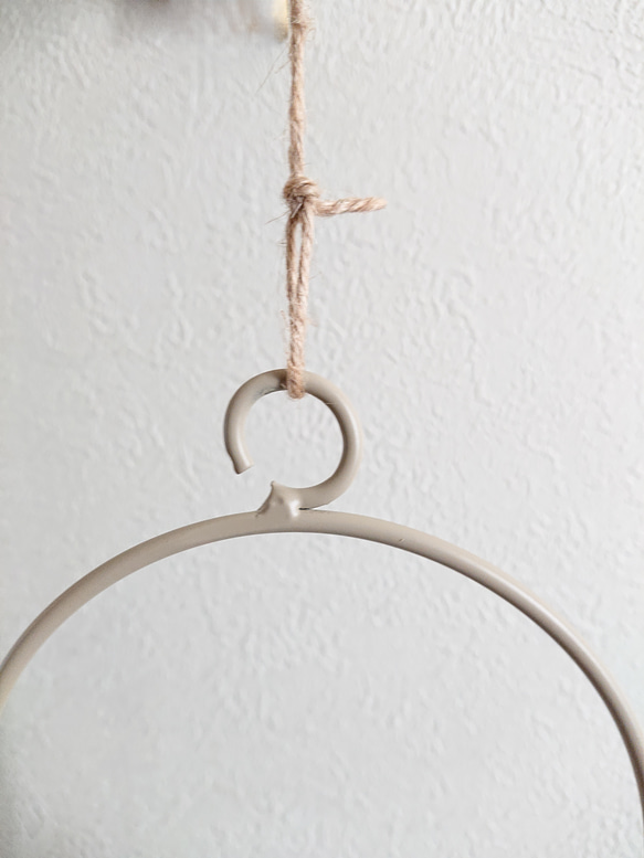 ●数量限定●　”ブライダルベール　軽量ハンギング鉢カバーセット（グレージュ・マットホワイト）"観葉植物　吊り下げ　ヘデラ 13枚目の画像