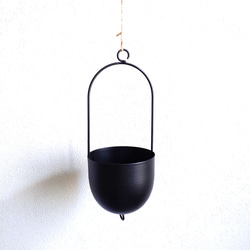 ●数量限定●　”ブライダルベール　軽量ハンギング鉢カバーセット（グレージュ・マットホワイト）"観葉植物　吊り下げ　ヘデラ 17枚目の画像