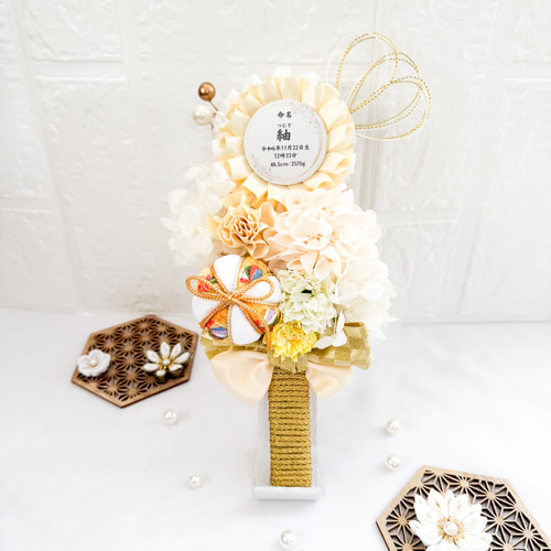 黄色羽子板】七五三 羽子板 名入れ お宮参り 100日祝い ひな祭り