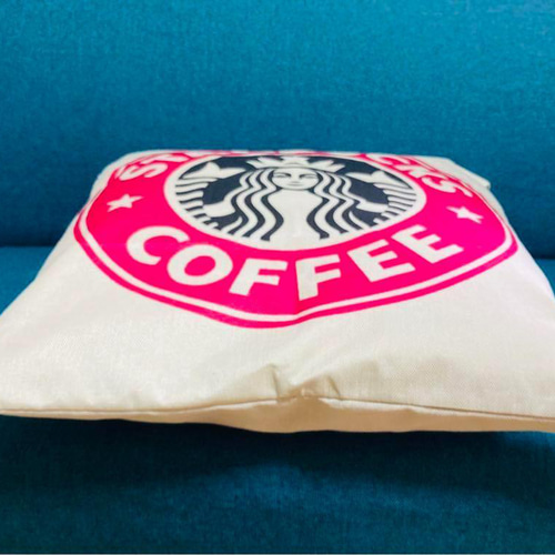 ☆大人気☆スタバ・クッションカバー☆ピンク【45✖︎45】 クッション