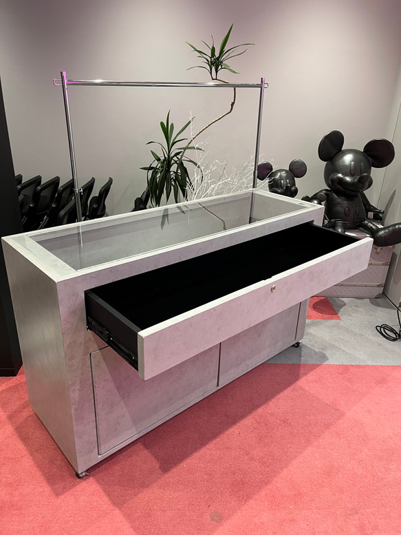 【石っぽいシリーズ】　ガラスショーケース　　コレクション　ディスプレイ 6枚目の画像