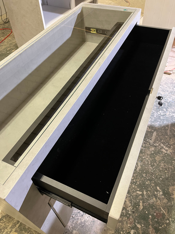 【石っぽいシリーズ】　ガラスショーケース　　コレクション　ディスプレイ 9枚目の画像