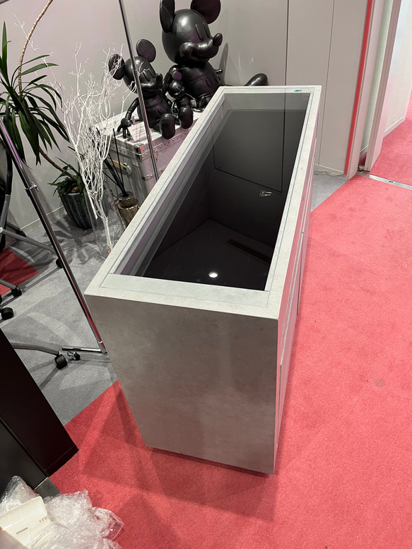 【石っぽいシリーズ】　ガラスショーケース　　コレクション　ディスプレイ 3枚目の画像