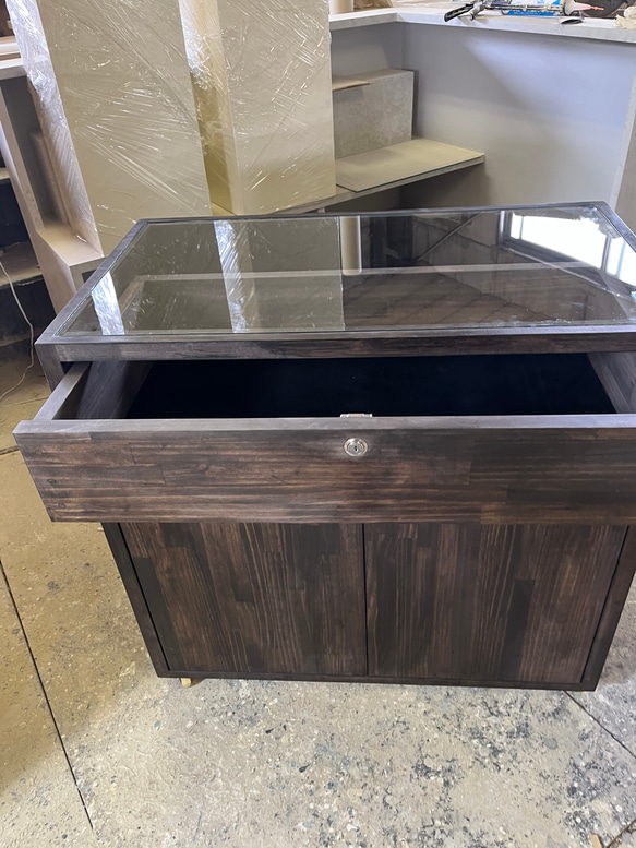 【石っぽいシリーズ】　ガラスショーケース　　コレクション　ディスプレイ 11枚目の画像