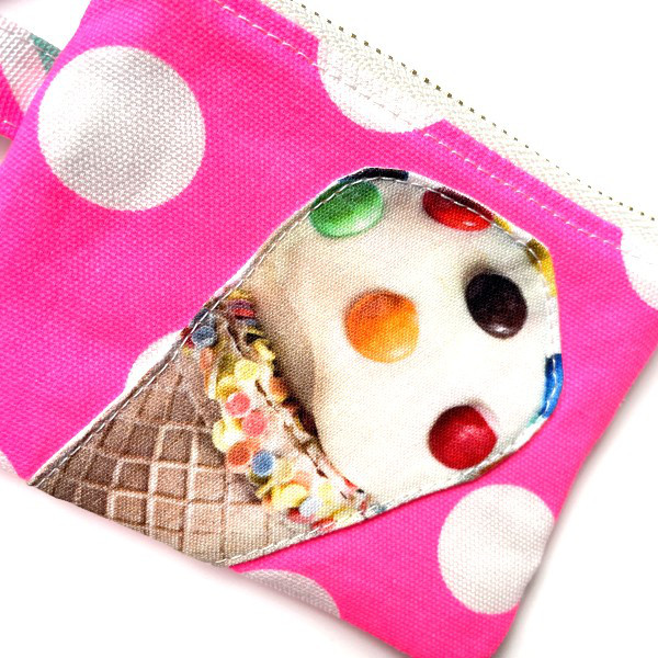 むふふっとなっちゃう通帳ケース＆コインケース●くまアイス