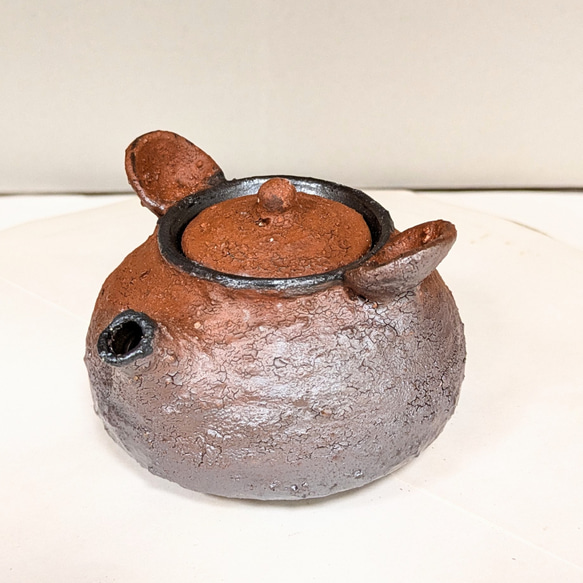 C8-7)作家物 手作り 手仕事の陶器急須 茶器 常滑焼風 和食器