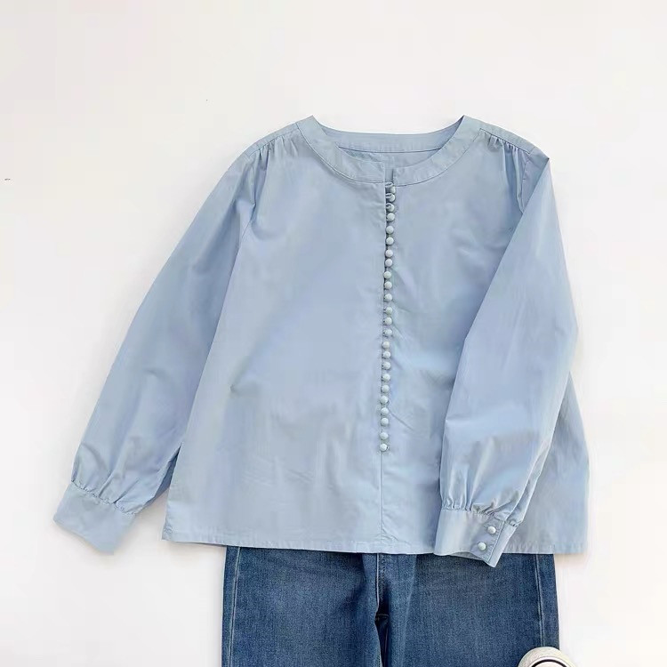 通勤 薄手 大きいサイズ トップス ブラウス レディース【受注】