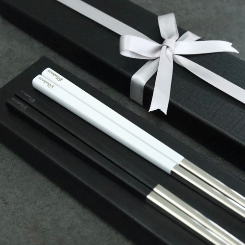 刻印・名入れ】ステンレスのペアお箸♦︎結婚祝い♦︎出産祝い♢SUS304