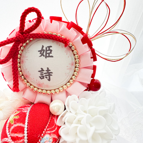 赤色羽子板】七五三 羽子板 名入れ お宮参り 100日祝い ひな祭り