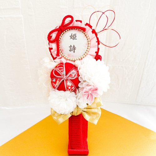 赤色羽子板】七五三 羽子板 名入れ お宮参り 100日祝い ひな祭り