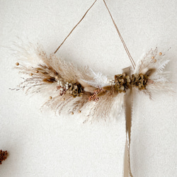 クリスマスガーランド ドライフラワー 横長スワッグ スワッグ riisi