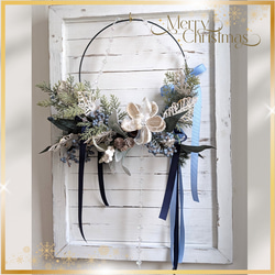 ミモザとかすみ草のリース★ドライフラワーリース 超早割価格】【creema限定感謝価格】みんな大好き！ミモザとかすみ草の