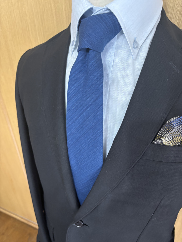 武州正藍染ネクタイ　匠の藍（たくみのあい） 5枚目の画像
