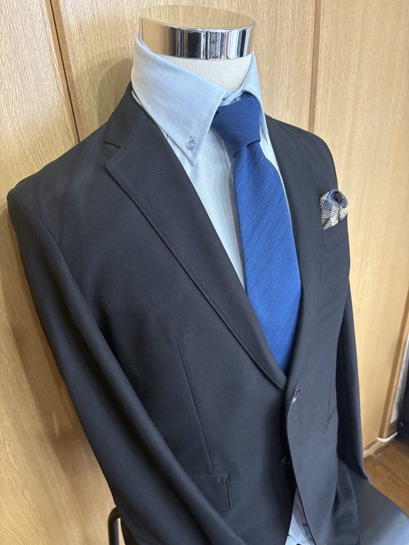 武州正藍染ネクタイ　匠の藍（たくみのあい） 4枚目の画像