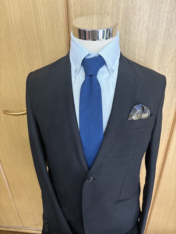 武州正藍染ネクタイ　匠の藍（たくみのあい） 3枚目の画像