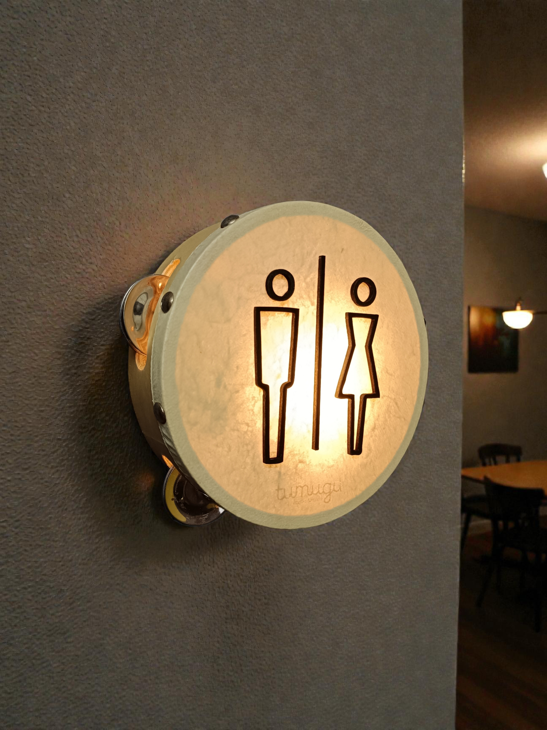 tambourine × sign light（トイレ サインライト）
