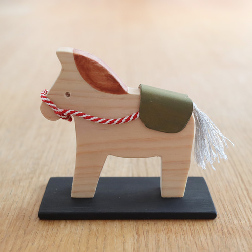 干支午 ～うま～】木製 2026 お正月 干支人形 その他インテリア雑貨 3