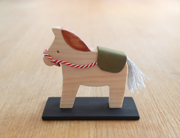 干支午 ～うま～】木製 2026 お正月 干支人形 その他インテリア雑貨 3