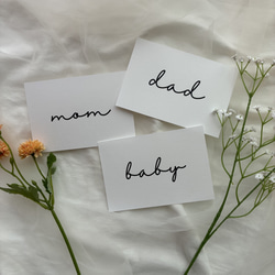 ˗ˋˏ マタニティフォトに ˎˊ˗ 撮影用カード 8枚set 6枚目の画像