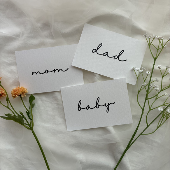 ˗ˋˏ マタニティフォトに ˎˊ˗ 撮影用カード 8枚set 6枚目の画像