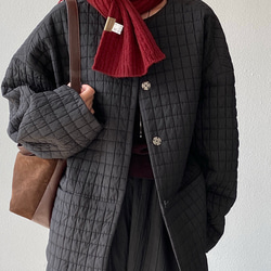 秋冬新作　ハーフコート　ゆったり　綿混　オシャレめ　通勤コート　丸首ジャケット　ラグランスリーブ　　スプリングコート　 8枚目の画像