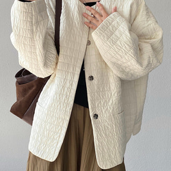 秋冬新作　ハーフコート　ゆったり　綿混　オシャレめ　通勤コート　丸首ジャケット　ラグランスリーブ　　スプリングコート　 1枚目の画像