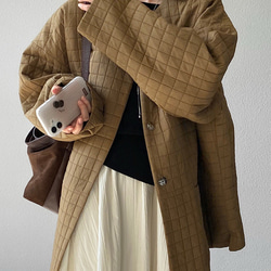 秋冬新作　ハーフコート　ゆったり　綿混　オシャレめ　通勤コート　丸首ジャケット　ラグランスリーブ　　スプリングコート　 7枚目の画像