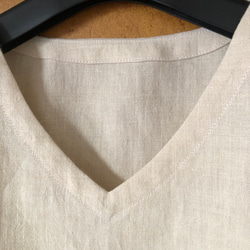 ヘンプVネックプルオーバー追加品 2枚目の画像