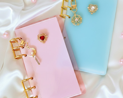 選べる2色】A6 レジン 貯金バインダー 家計管理｜積立貯金・saving