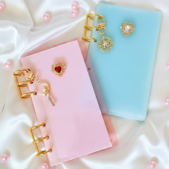 選べる2色】A6 レジン 貯金バインダー 家計管理｜積立貯金・saving