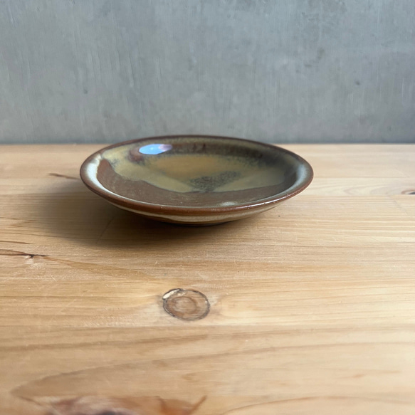 高取焼 高取焼き 丸皿 取り皿 筑前茶陶高取焼 高取八仙窯 陶器 食器 050 2枚目の画像