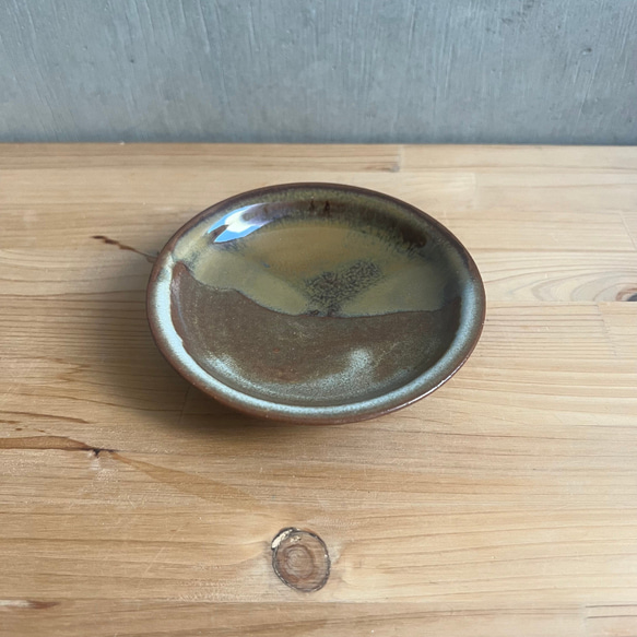 高取焼 高取焼き 丸皿 取り皿 筑前茶陶高取焼 高取八仙窯 陶器 食器 050 1枚目の画像