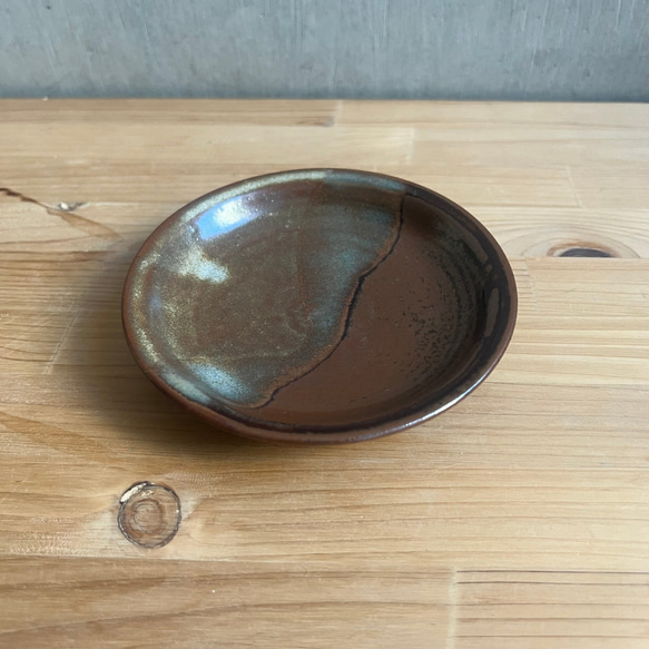 高取焼 高取焼き 丸皿 取り皿 筑前茶陶高取焼 高取八仙窯 陶器 食器 052 1枚目の画像