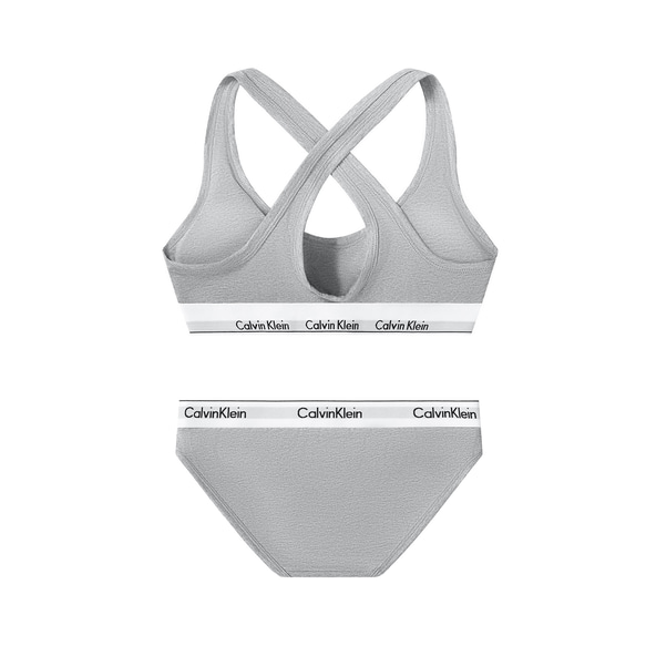 Calvin Klein カルバンクライン ブラ&ショーツ / 上下セット 灰色　Mサイズ 3枚目の画像